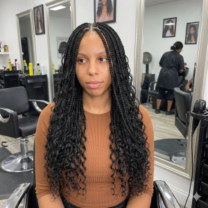 Extensions de cheveux humains.